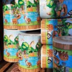 دیوار پوش طرح دار عروسکی 10 میل