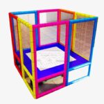 ترامپولین سافت پلی حفاظ دار تک تخته