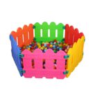 لت بزرگ استخر توپ پلی اتیلن نرده ای