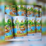 دیوارپوش مدل جنگل و دریا