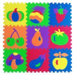 کفپوش تاتمی کودک طرح میوه