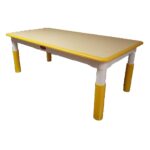 میز مستطیل با پایه‌ی قابل تنظیم